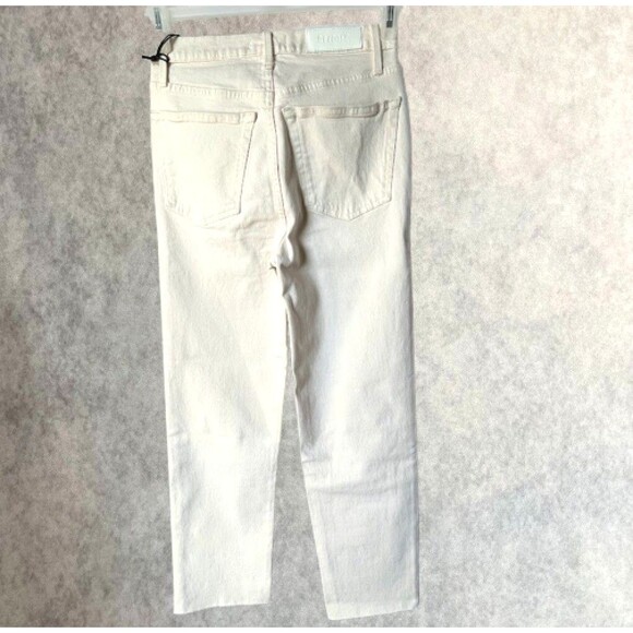 RE/DONE 70s Stove Pipe Jeans Ivory Womens Size 26 High Rise Straight Leg NEW! - Picture 5 of 15